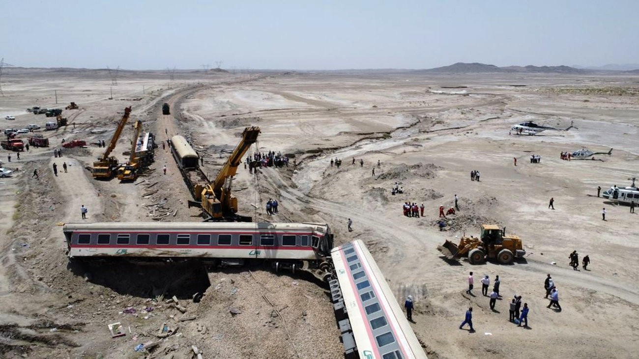 اعلام دلایل اولیه حادثه مرگبار قطار مشهد- یزد