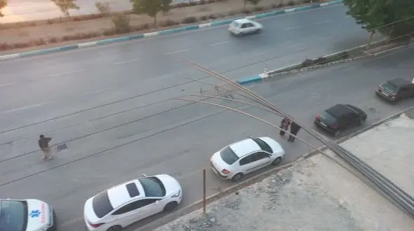 حادثه برق گرفتگی در اصفهان / جان کارگر ساختمان را گرفت + عکس