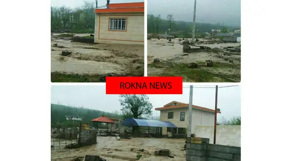 سیل به تنکابن رسید+تصاویر