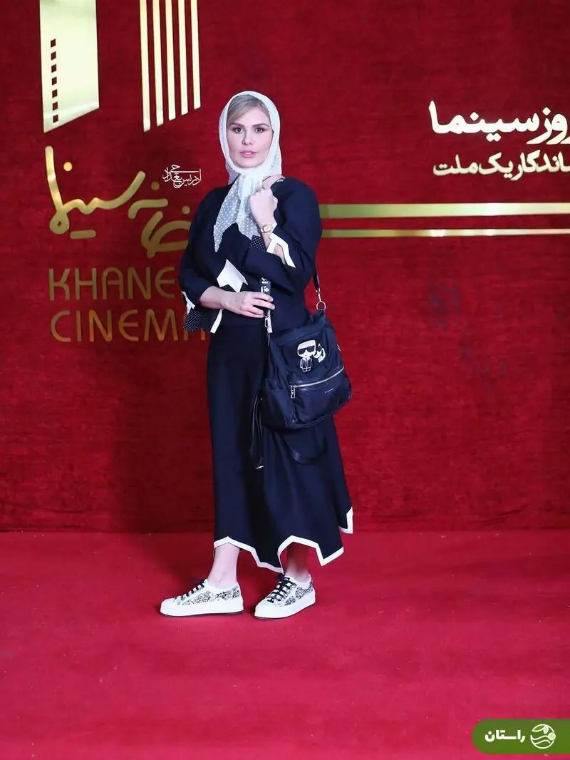(تصاویر) استایل رز رضوی در مراسم روز ملی سینما