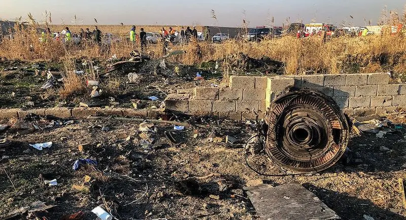 تصاویر : سقوط هواپیمای اوکراینی