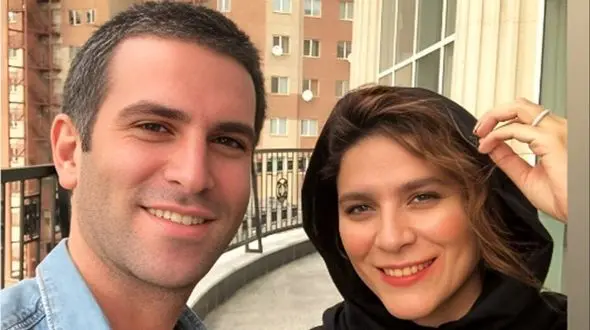 (عکس) قاب دیده نشده از سحر دولتشاهی و هوتن شکیبا با عجیب ترین گریم ممکن/ این دیگه آخره گریمه