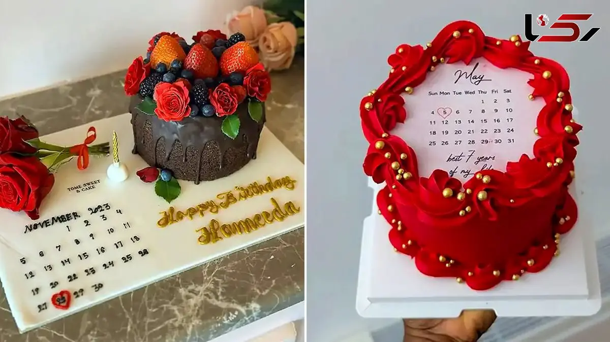 خاص‌ ترین کیک تولد تقویم دار؛ 15 مدل جذاب با رنگ‌ بندی دلنشین