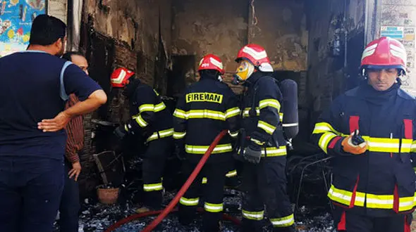 صدای مهیب انفجار یک مغازه در ورامین