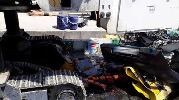  تصادف مرگبار در بزرگراه یاسینی تهران + عکس