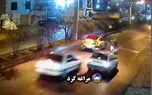 فیلم صحنه وحشتناک یک تصادف در مراغه / واقعا این کارها را نکنید مرگ در یک قدمی است