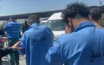 فیلم 6 گنده لات وحشت آفرین در شهید بهشتی تهران در بازداشت پلیس