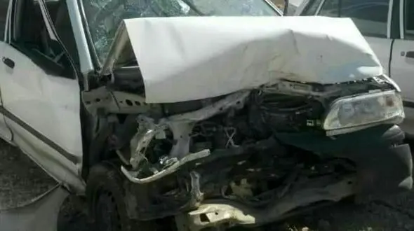 برخورد پراید با گاردریل باعث ترافیک در آزادراه قزوین-کرج شد