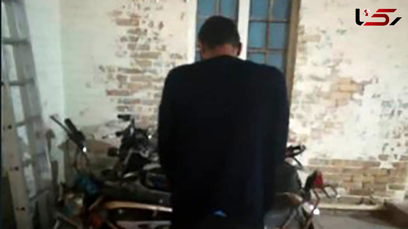 سارق موتورسیکلت مقابل بیمارستان های آبادان دستگیر شد