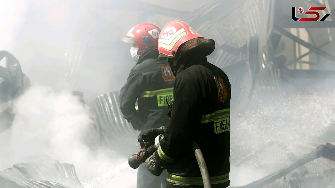 آتش سوزی بزرگ در نیروگاه شهید باکری سمنان