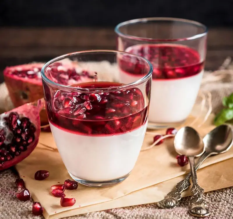 تزیین ژله لیوانی