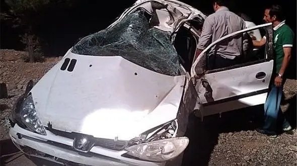 4 کشته در سقوط 206 به دره جاده چالوس