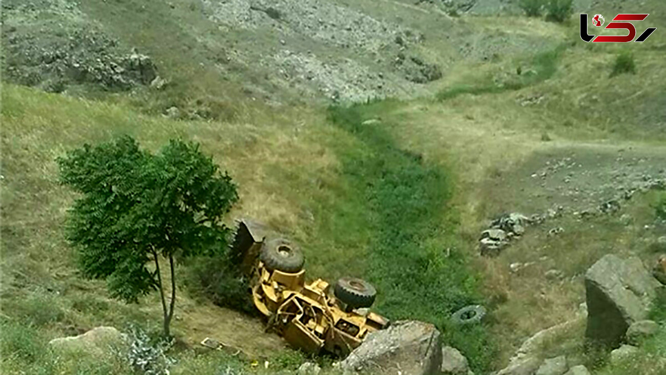 مرگ هولناک راننده 45 ساله لودر در اصفهان