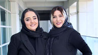 سبک بازی فریبا نادری در روز تولد نرگس محمدی / عکس دو نفره با حجابی عجیب !