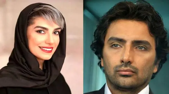 عکس الیکا عبدالرزاقی با برادرش مانلی و همسرش امین زندگانی