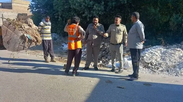 استقبال از هفته محیط زیست با شرکت در پاکسازی مناطق شهری