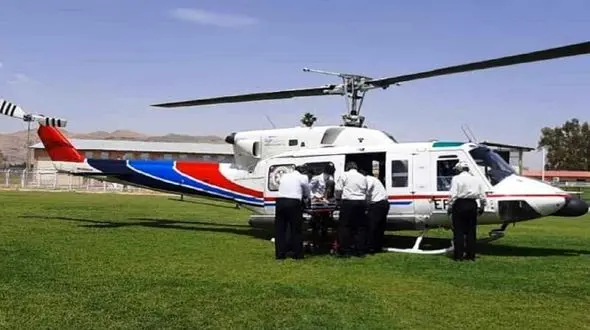 سرنوشت عجیب بالگرد اعزامی به ایذه/ ۲ بیمار به اهواز اعزام شدند