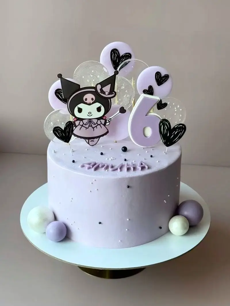 کیک تولد کرومی ساده