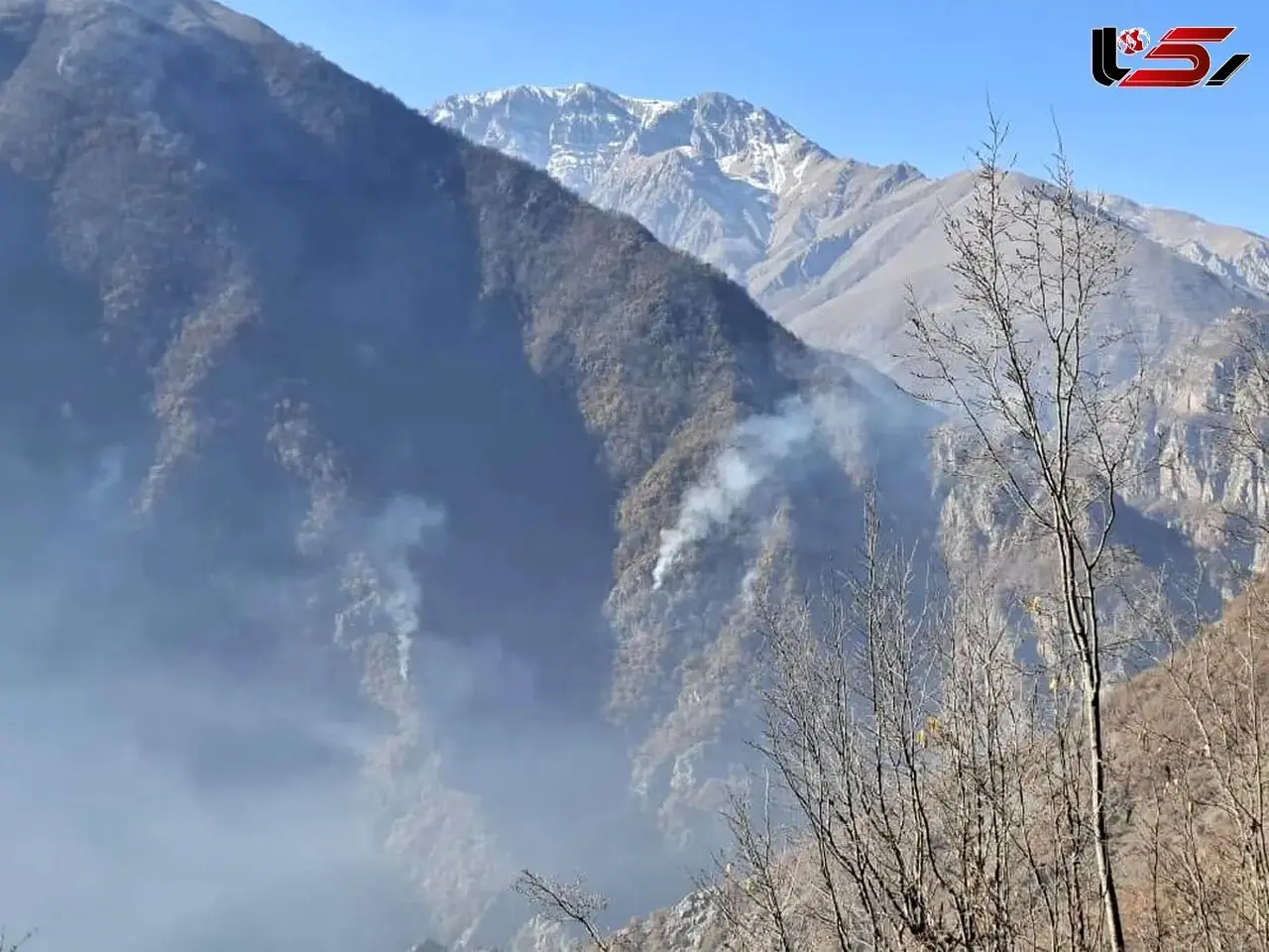 Fire in Hyrcanian Forests in Elit Still Uncontrolled; Aerial Operations Continue in Marzanabad + Video