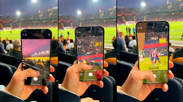 قدرت و دقت زوم آیفون ۱۵ پرومکس + فیلم