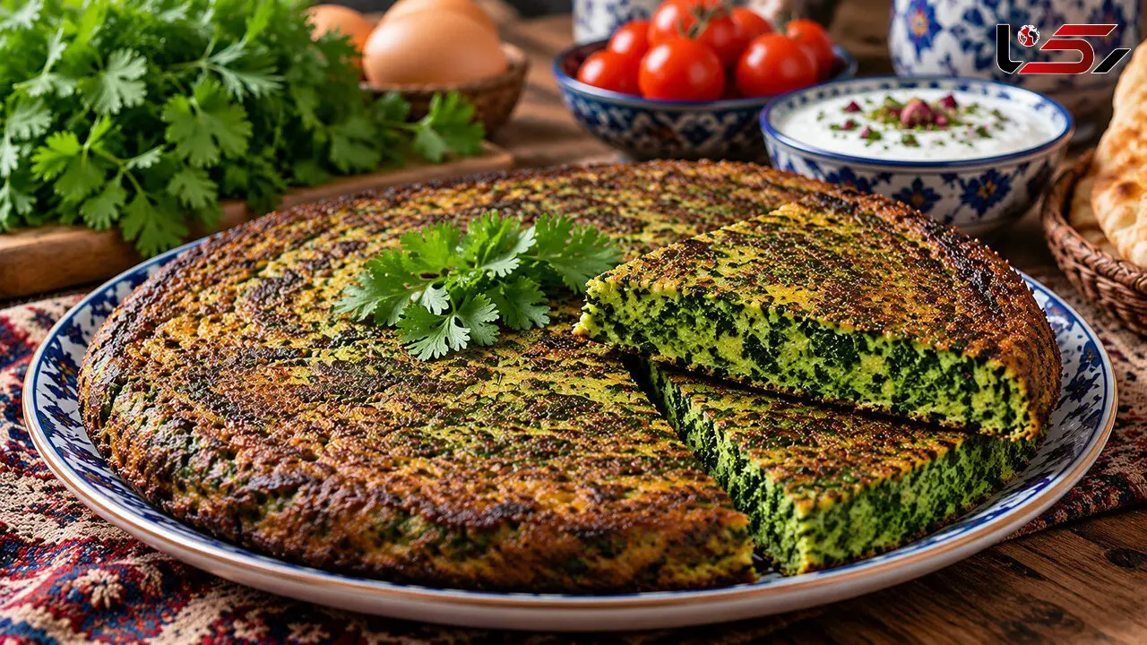 طرز تهیه کوکو گشنیز؛ خوش‌ عطر و خوشمزه