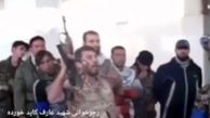 فیلم رجزخوانی یک مدافع حرم در حضور حاج قاسم ساعاتی قبل از شهادت