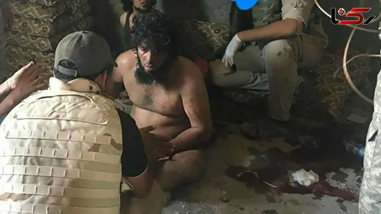 فیلم لحظه دستگیری شاکر هدوله مسئول اطلاعات داعش + عکس