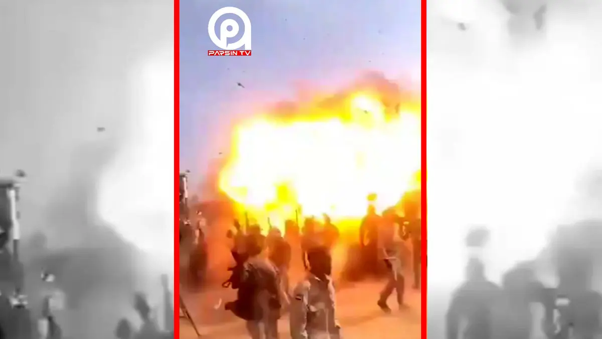 فیلم حمله پهپاد SAF به جشن نیروهای RSF در دارفور