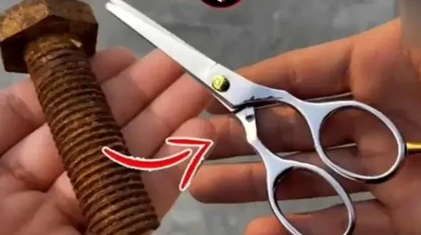 از آهن قیچی بسازید + فیلم