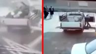 انفجار پمپ گاز در تبریز + فیلم 