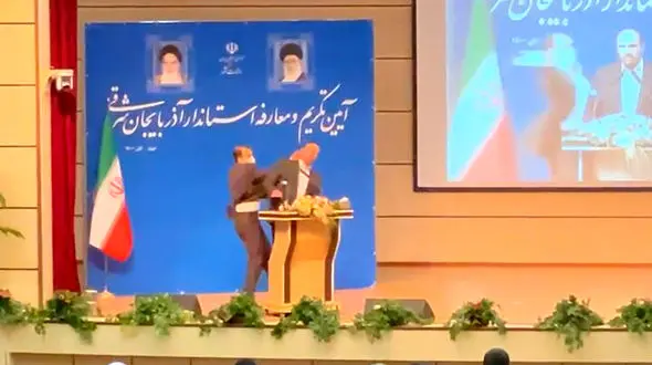 آخرین خبر از پرونده سیلی زدن به استاندار آذربایجان شرقی + فیلم