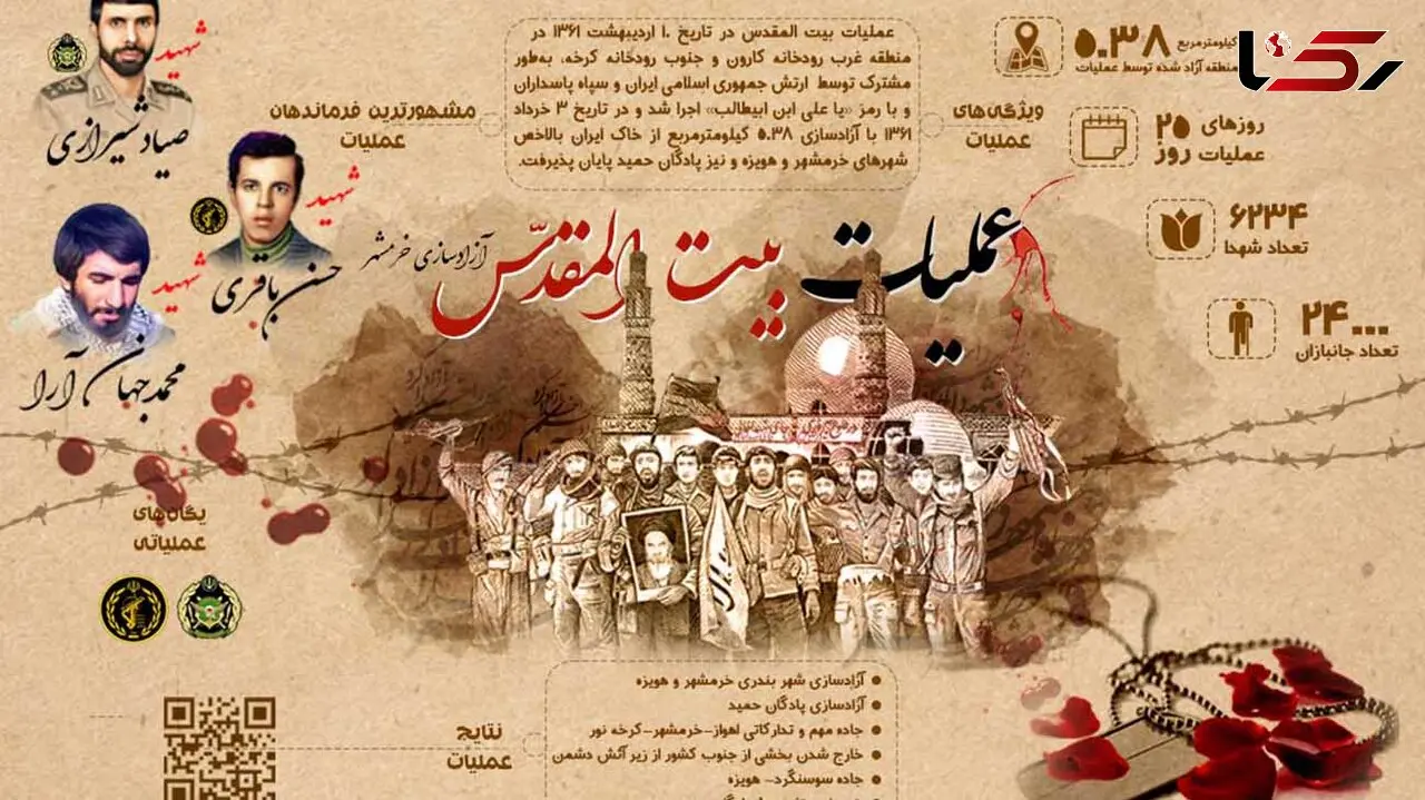 3 خرداد، سالروز آزادسازی خرمشهر گرامی باد