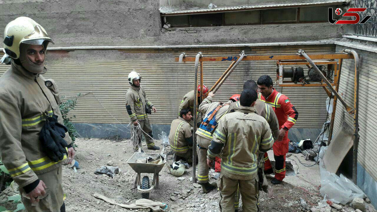 مرگ تلخ 2 کارگر جوان در چاه حیاط خانه ویلایی در جنت آباد+ فیلم و عکس