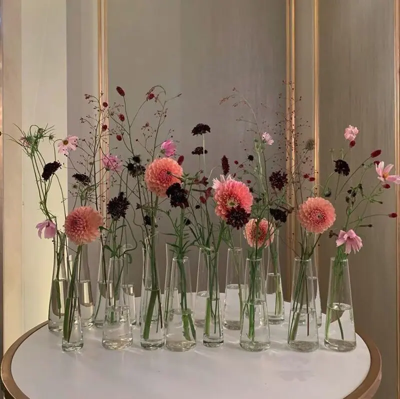 گلدان شیشه ای رومیزی جدید