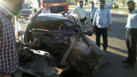 تصادف هولناک در بستان آباد / 5 مسافر در دم جان باختند + عکس 
