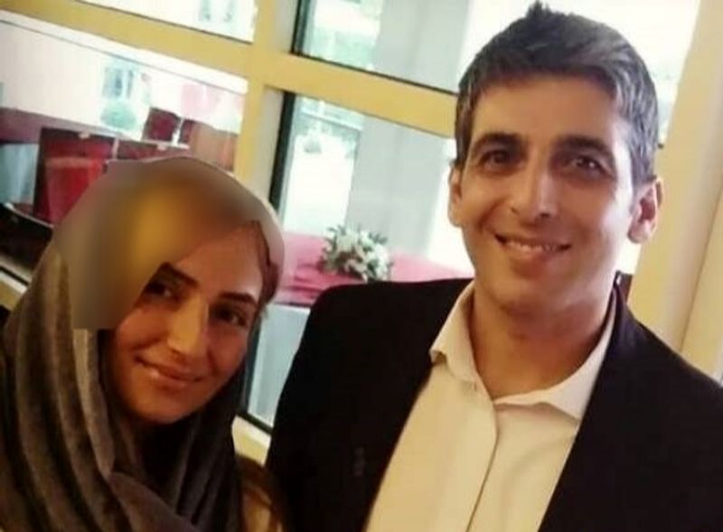 حمید گودرزی و همسرش