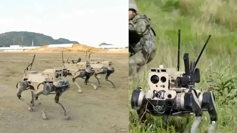 ۶. چین نیروی تهاجمی «ربات گرگ‌مانند» را آزمایش می‌کند و در عرض ۱۰ ثانیه خطوط دفاعی ساحلی تایوان را در هم می‌شکنند