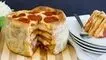 طرز تهیه کیک پیتزای خانگی؛ یک پیتزای متفاوت، خوشمزه و لایه‌ لایه!
