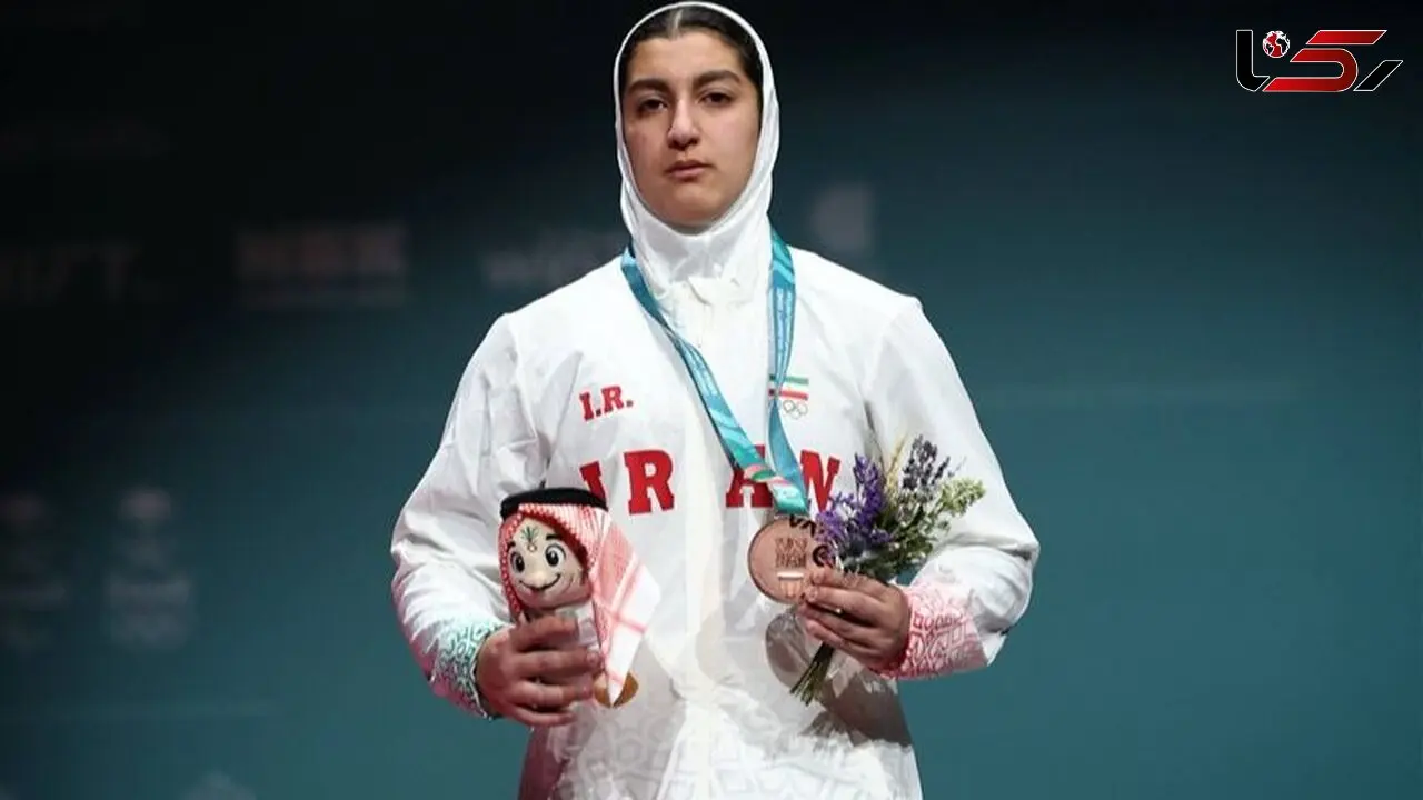 پایان کار زهرا حسینی وزنه بردار ایرانی با مدال برنز حرکت یک ضرب