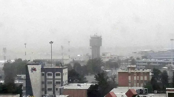 2 حادثه در تندبادهای شامگاهی تهران+عکس