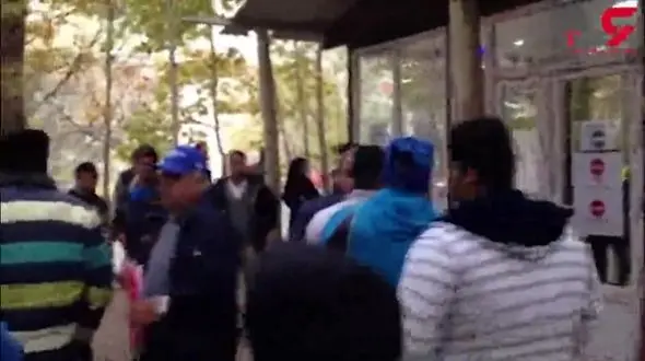 فیلم لحظه اعتراض یک قایقران ایرانی و درگیری لفظی به خاطر نتیجه مسابقه در کرج