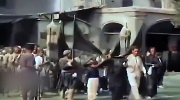 فیلم دیده نشده عزاداری تهرانی ها 100 سال پیش !