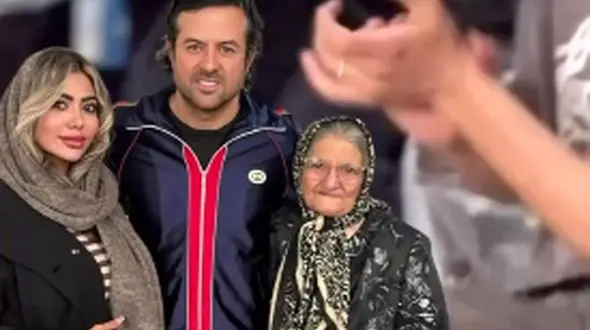 عزیز مهری مادر جواد عزتی بازیگر سریال وحشی: من یه خانم خانه دار بودم الان هرچی دارم از هومن سیدی دارم