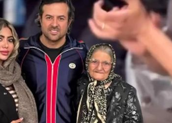 عزیز مهری مادر جواد عزتی بازیگر سریال وحشی: من یه خانم خانه دار بودم الان هرچی دارم از هومن سیدی دارم