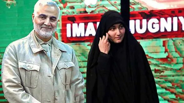 دلنوشته زینب سلیمانی از آخرین تماس تلفنی‌اش با پدر + عکس