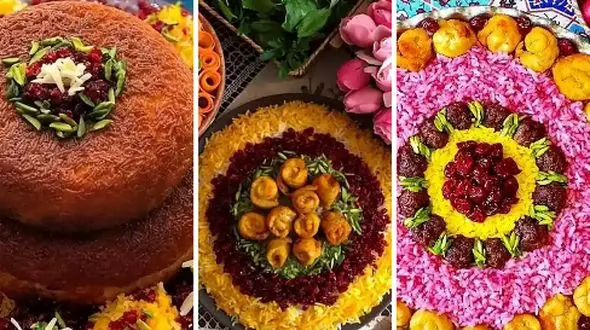 بهترین دیزاین‌ های پلو برای مهمانی‌ های لاکچری با ترکیب‌ های خاص