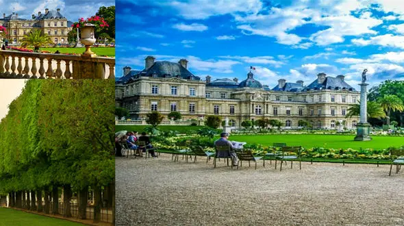  کوزت درباغ زیبای لوکزامبورگ 