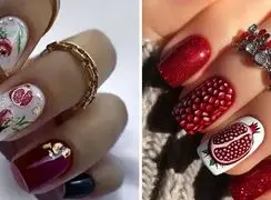 طراحی ناخن با تم یلدایی: خاص‌ ترین ایده‌ ها برای شب چله / فیلم