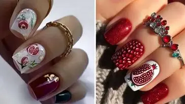 طراحی ناخن با تم یلدایی: خاص‌ ترین ایده‌ ها برای شب چله / فیلم