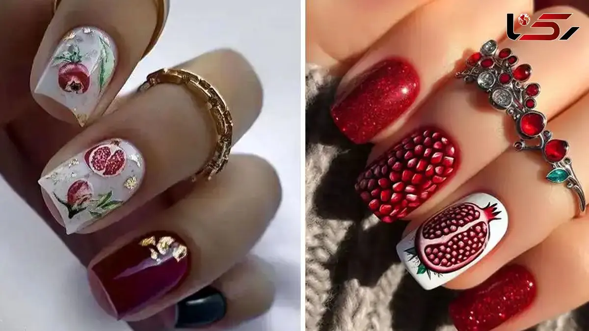 طراحی ناخن با تم یلدایی: خاص‌ ترین ایده‌ ها برای شب چله / فیلم